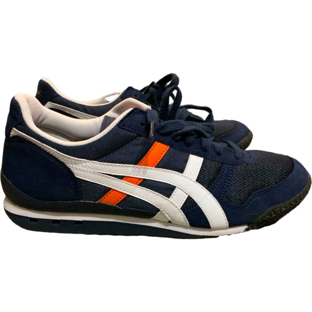 Mens Onitsuka Tiger Traxy Trainer Athletic Shoe - Navy/ Orange/ White/